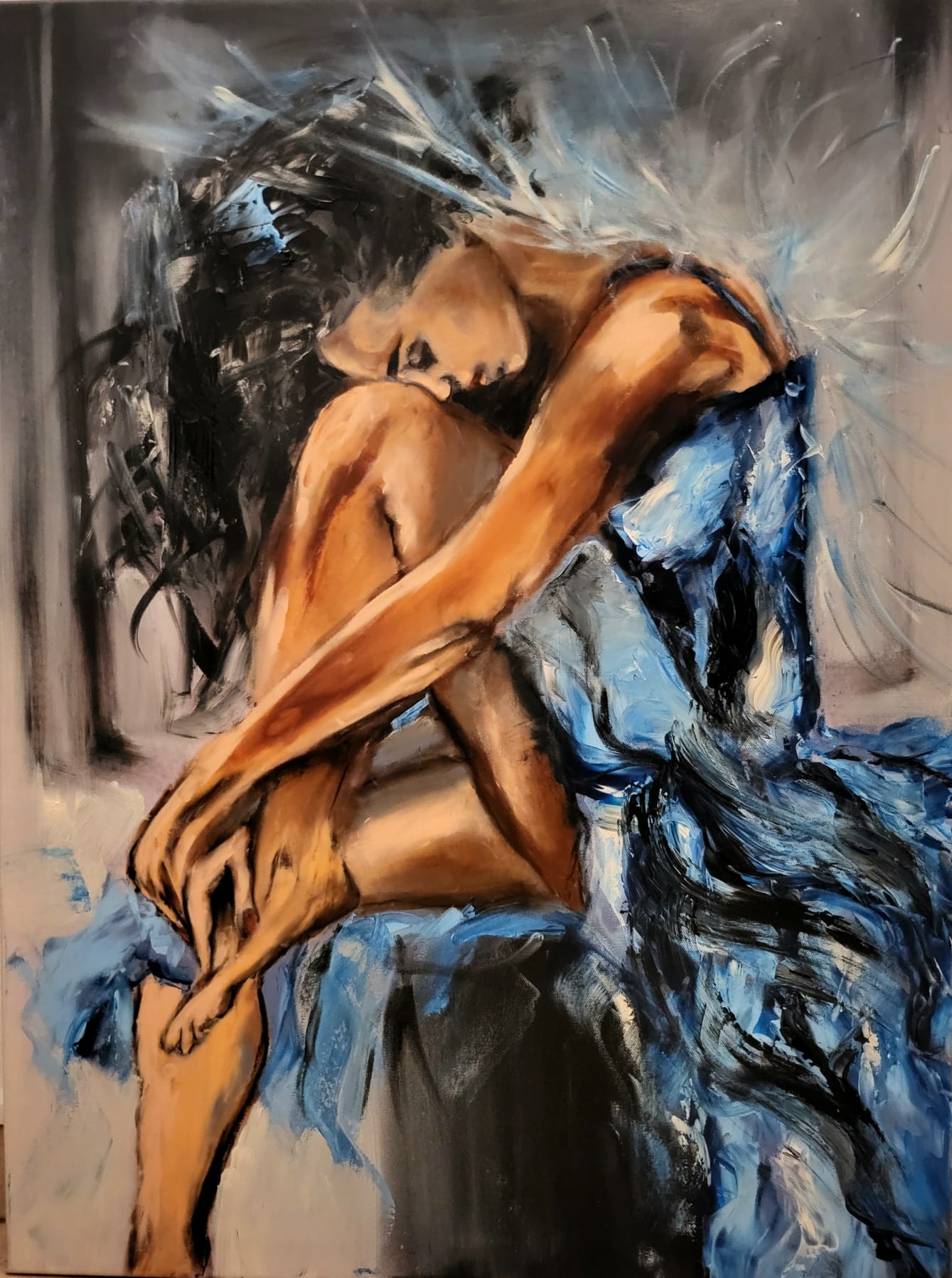 ArteDiAlina.com painting: Broken wings